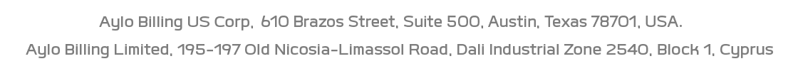 Company and billing information